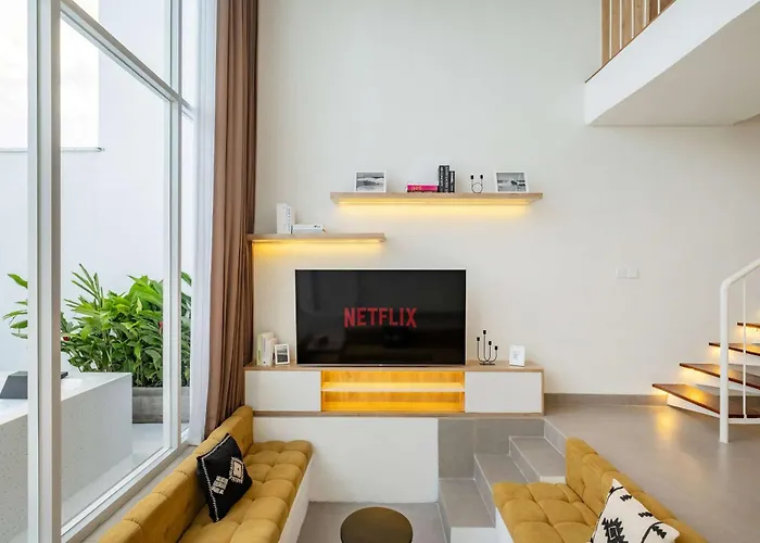 Villa New - Stylish 1br With Cinema In Pandawa *