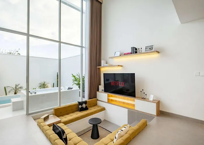 Villa New - Stylish 1br With Cinema In Pandawa *